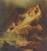 Rembrandt van rijn The abduction of Proserpina Sweden oil painting artist